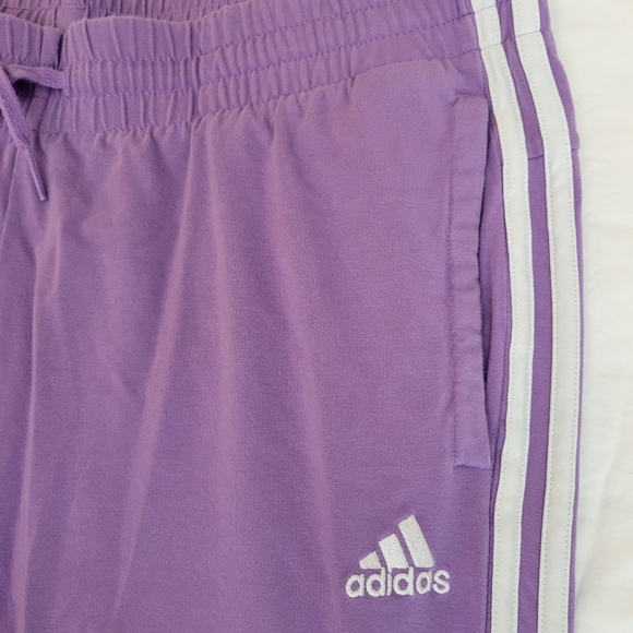 Adidas Women's Joggers Purple Size XL Track Pants Cotton Athleisure - Picture 4 of 10